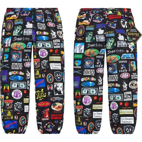 GORE-TEX Stickers Pant - spring/summer 2021 - Supreme
