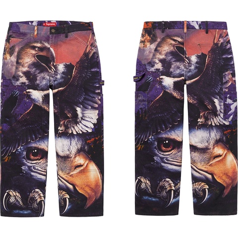 Eagle Double Knee Denim Painter Pant - Supreme