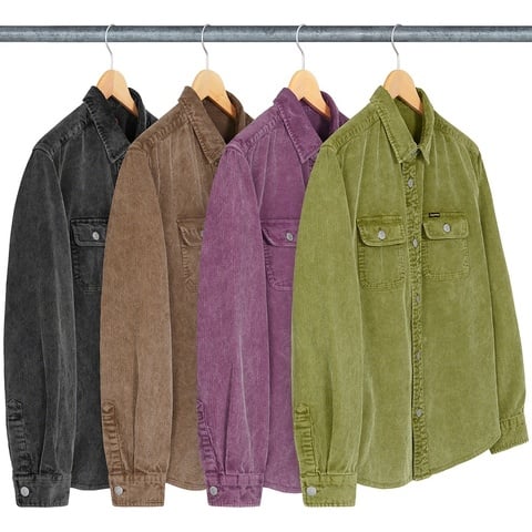Washed Corduroy Shirt - spring/summer 2021 - Supreme