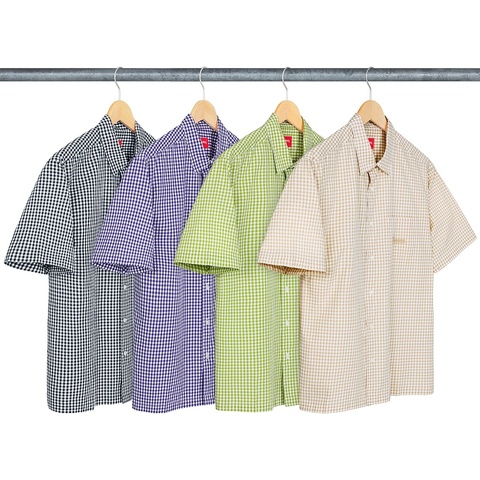 トップス Supreme Gingham S/S Shirt Gingham S/S Shirt - spring/summer 2021 - Supreme