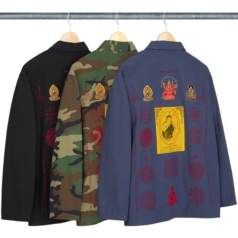 希少 Supreme 21SS Blessings Ripstop Shirt Blessings Ripstop Shirt - spring/summer 2021 - Supreme