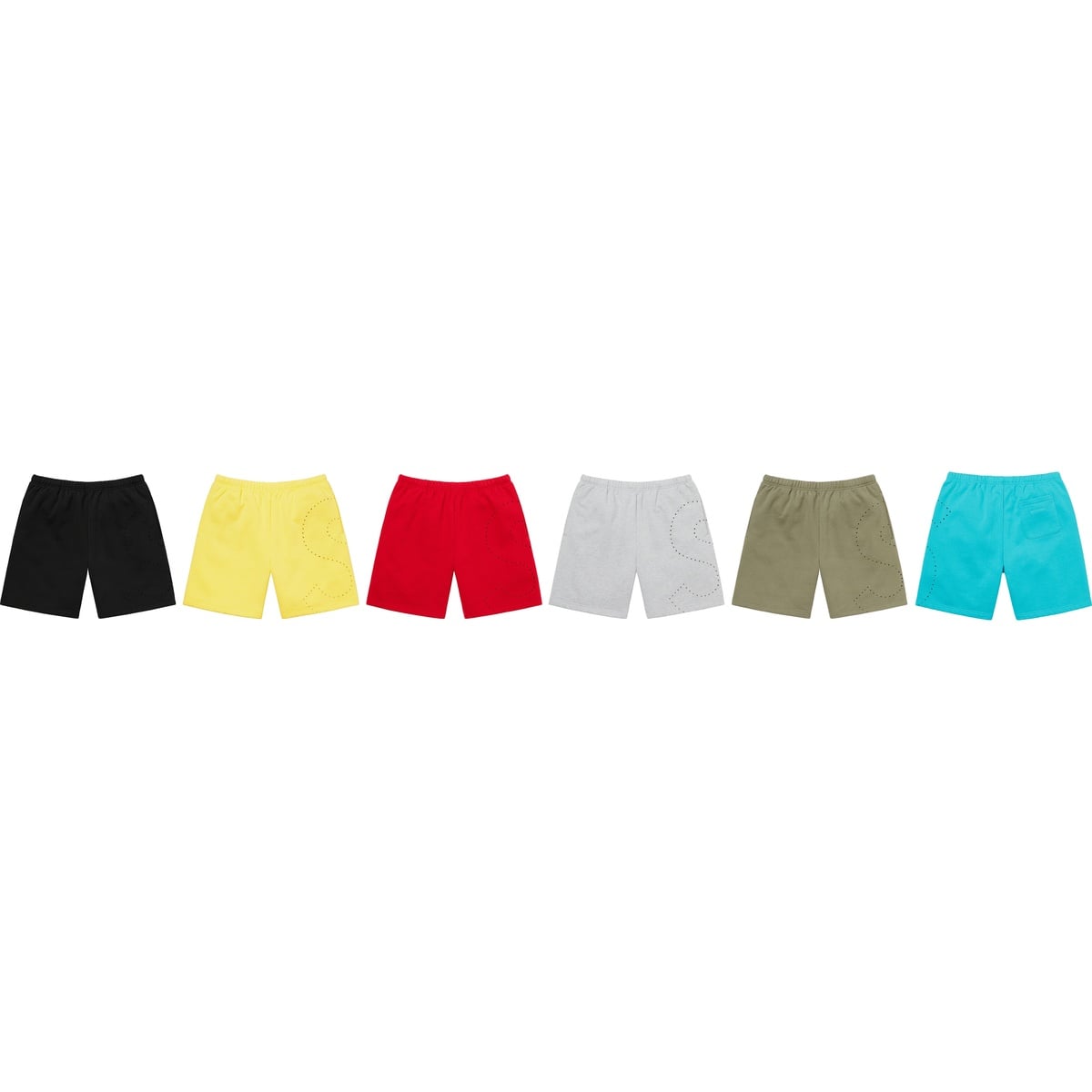 パンツ Supreme Laser Cut S Logo Sweatshort Laser Cut S Logo Sweatshort - spring/summer 2021 - Supreme