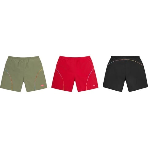 Supreme Gradient Piping Water Short - $110.00
