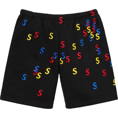 Supreme Embroidered S Sweatshort - Colorway