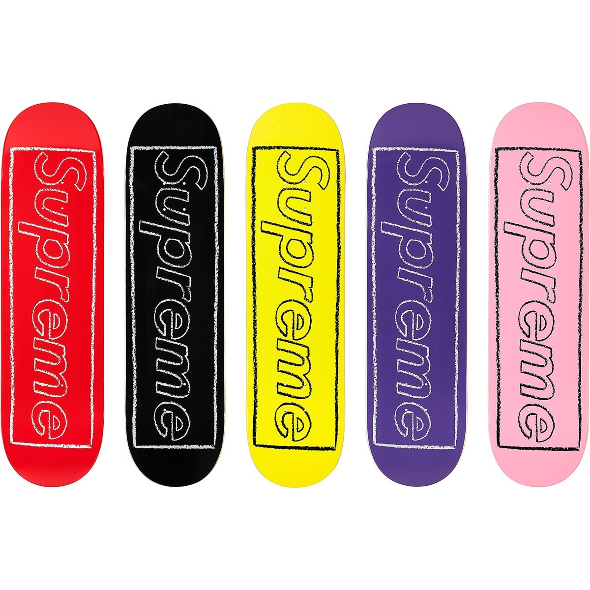 knmen167×0238 supreme×KAWS スケートボード 21SS KAWS Chalk Logo Skateboard - spring/summer 2021 - Supreme