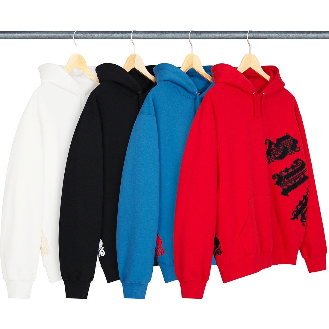 Old English Wrap Hooded Sweatshirt - Supreme