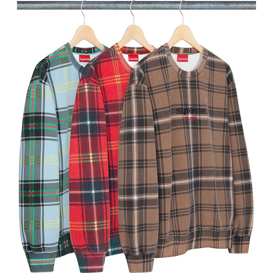 Plaid Crewneck - spring/summer 2021 - SupremeCommunity