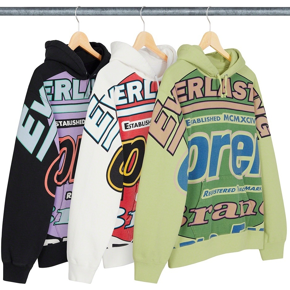 Supreme Everlasting Hooded Sweatshirt (spring/summer 2021) - $158.00