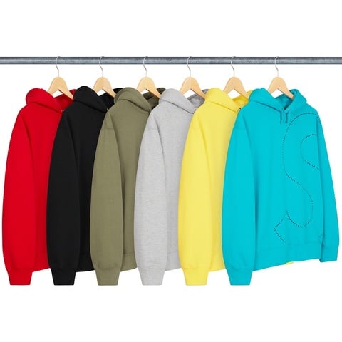 Supreme Laser Cut S Logo Hooded Sweatshirt - $158.00
