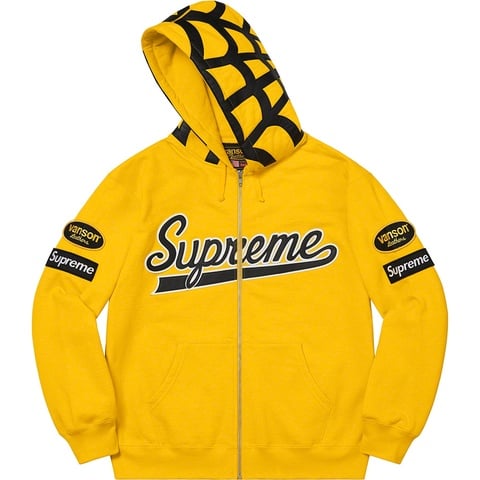 Supreme Supreme®/Vanson Leathers® Spider Web Zip Up Hooded Sweatshirt - Colorway