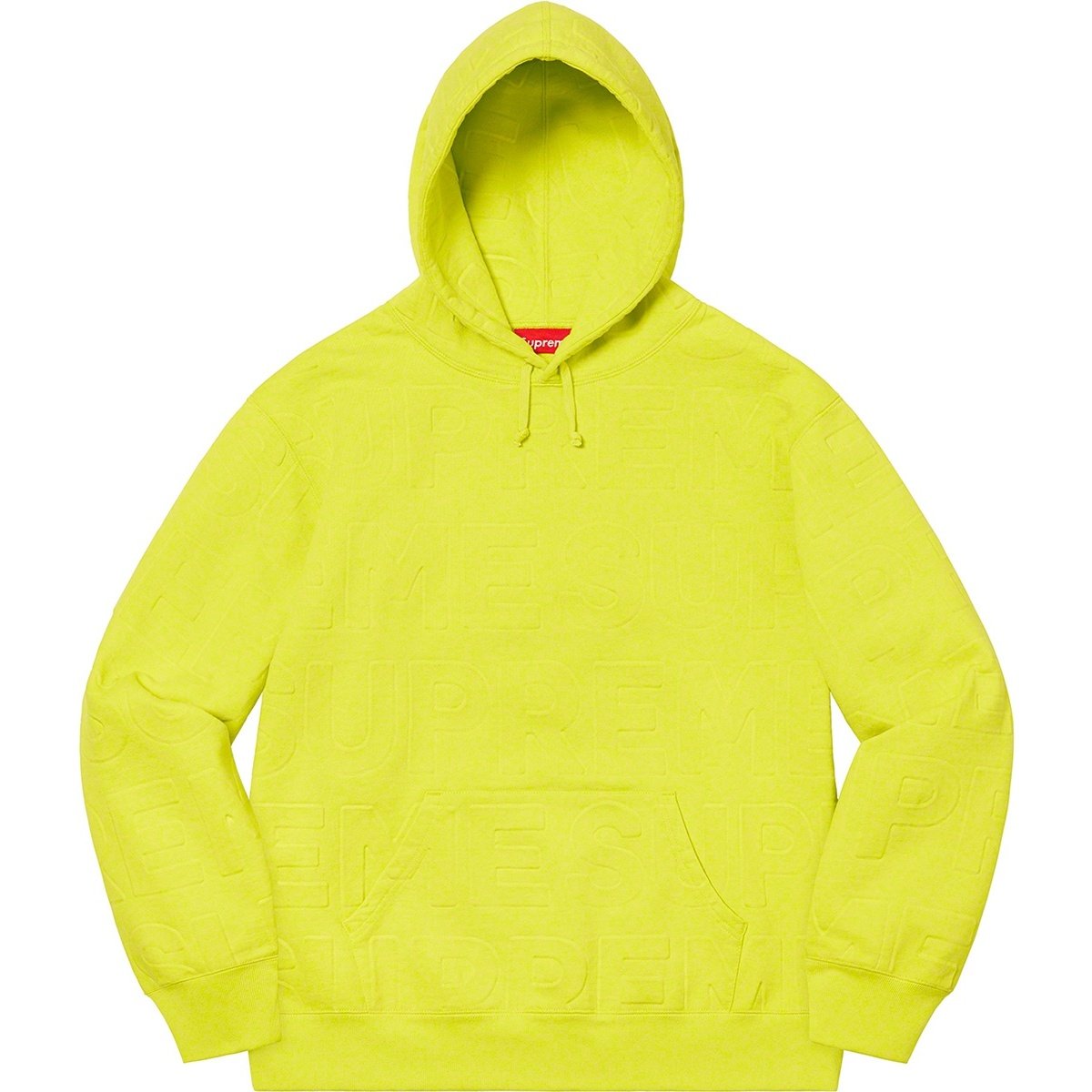 Supreme Embossed Logos Hooded Sweatshirt (SS21) - $158