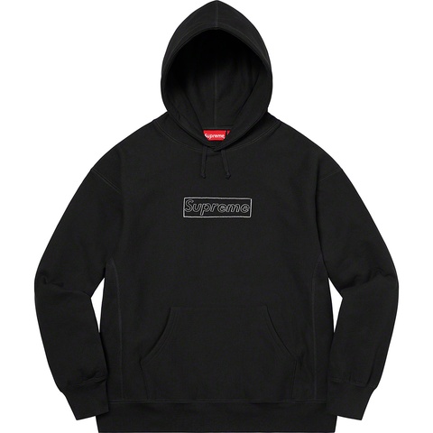 KAWS Chalk Logo Hooded Sweatshirt - Supreme