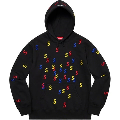 Embroidered S Hooded Sweatshirt - Supreme