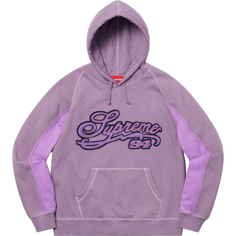 Paneled Script Hooded Sweatshirt - Supreme
