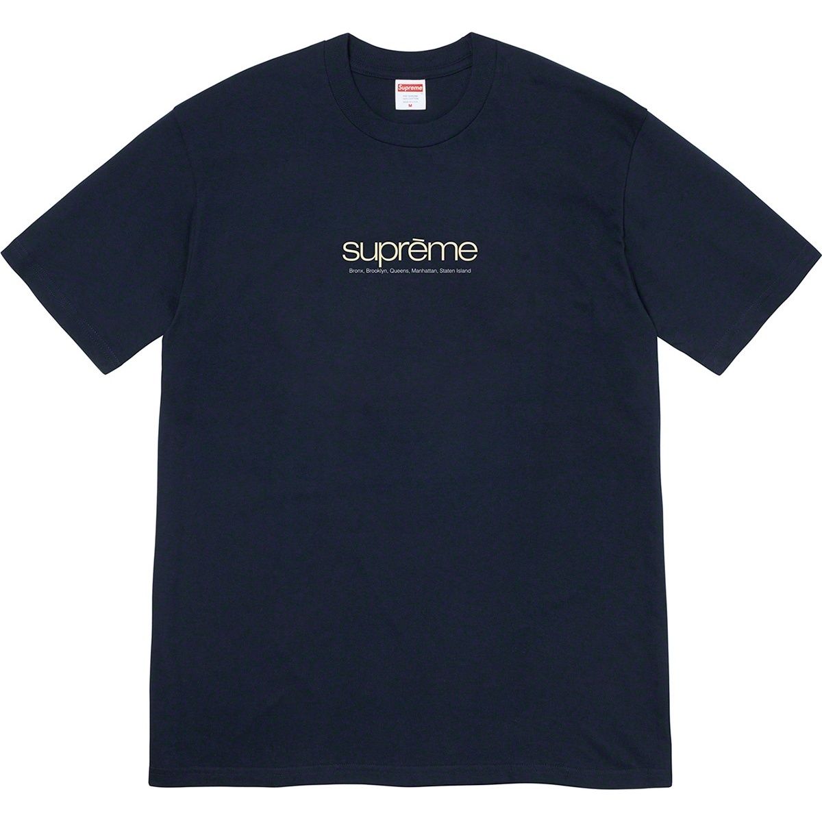 Supreme Five Boroughs Tee (spring/summer 2021) - $38.00