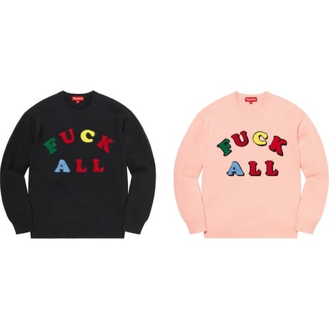 Jamie Reid/Supreme Fuck All Sweater - Supreme