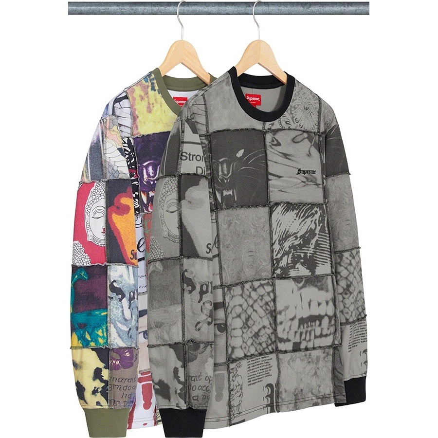 Mosaic Patchwork L/S Top - spring/summer 2021 - Supreme