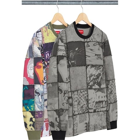Mosaic Patchwork L/S Top - spring/summer 2021 - Supreme