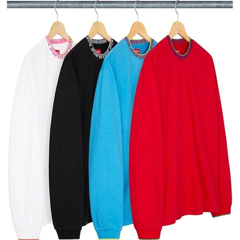 Old English Collar Logo L/S Top - Supreme
