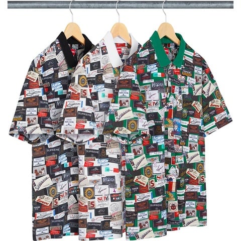 Supreme Labels Polo - $110.00