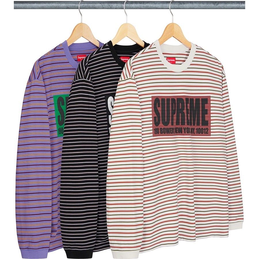 Thin Stripe L/S Top - spring/summer 2021 - Supreme