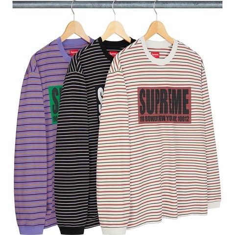 Thin Stripe L/S Top - spring/summer 2021 - Supreme