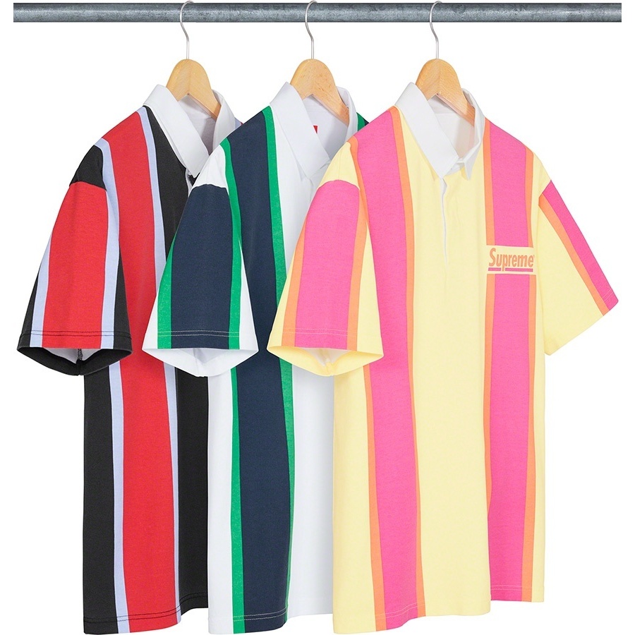 Stripe S/S Rugby - spring/summer 2021 - Supreme