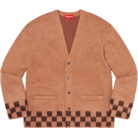 Brushed Checkerboard Cardigan - spring/summer 2021 - Supreme