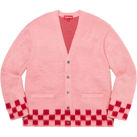Brushed Checkerboard Cardigan - spring/summer 2021 - Supreme