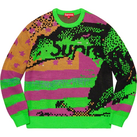 トップス DIGITAL FLAG SWEATER Digital Flag Sweater - spring/summer 2021 - Supreme