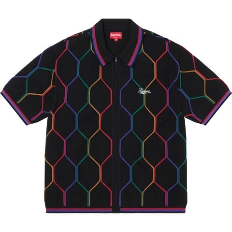 Supreme Hex Zip Up Polo - Colorway