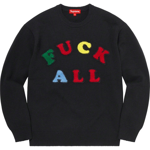Jamie Reid/Supreme Fuck All Sweater - Supreme