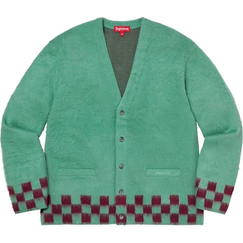 Brushed Checkerboard Cardigan - spring/summer 2021 - Supreme