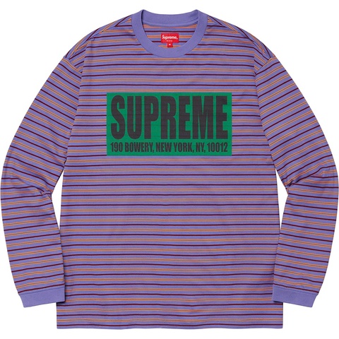 Thin Stripe L/S Top - spring/summer 2021 - Supreme