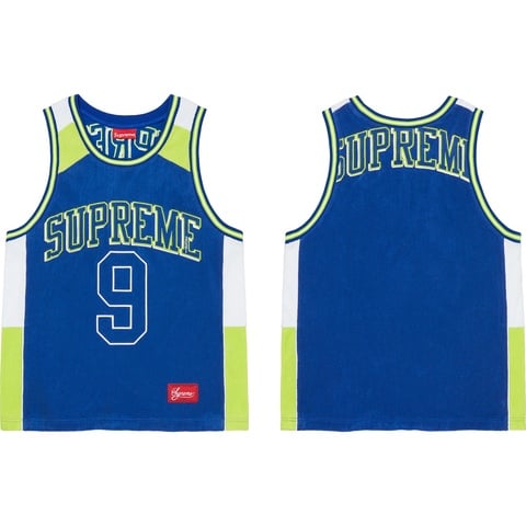 Supreme Curve Basketball Jersey タンクトップ Terry Basketball Jersey - spring/summer 2021 - Supreme