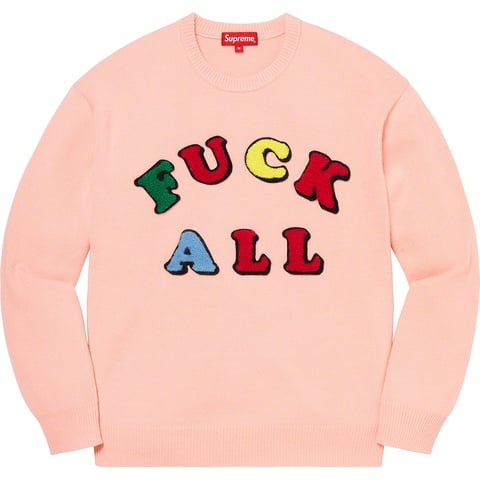 Jamie Reid/Supreme Fuck All Sweater - Supreme