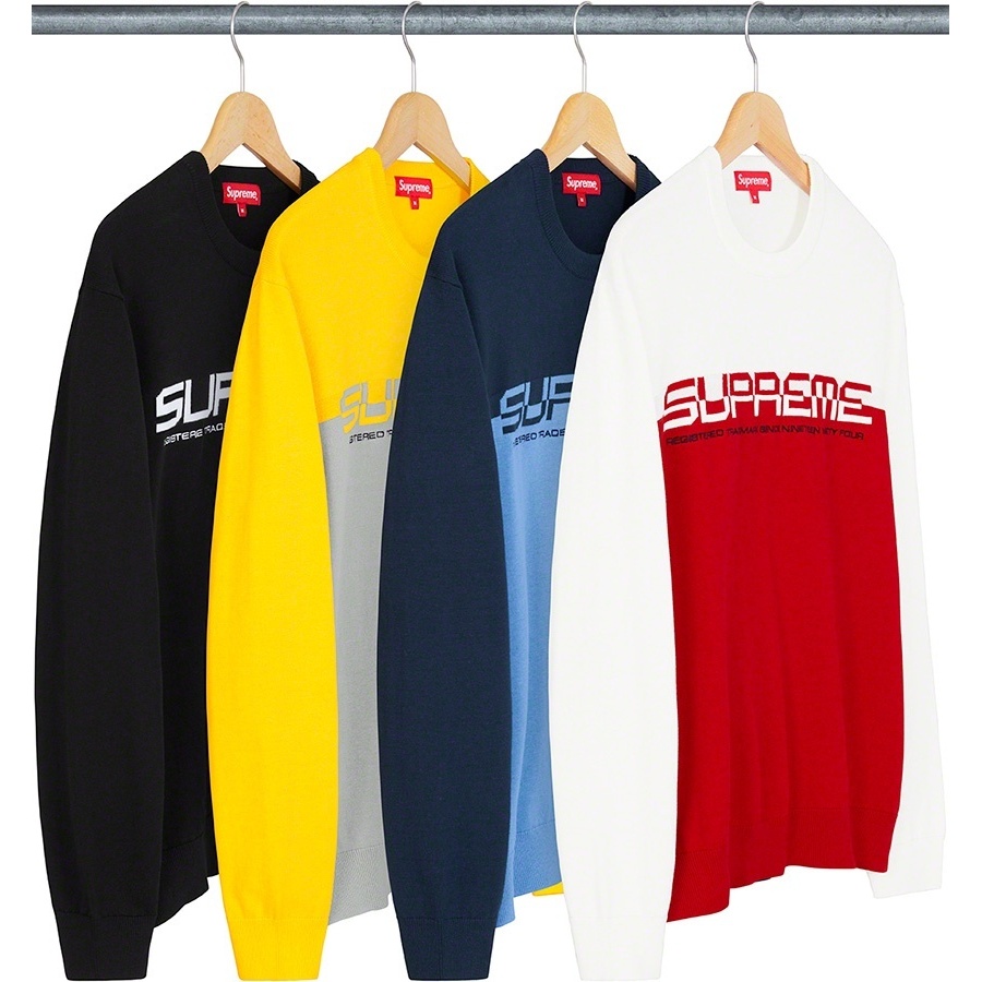 Supreme Split Logo Pullover (spring/summer 2021) - $128.00