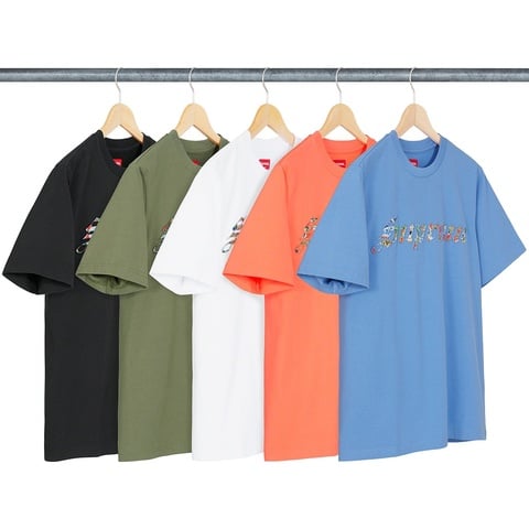 Floral Appliqué S/S Top - spring/summer 2021 - Supreme