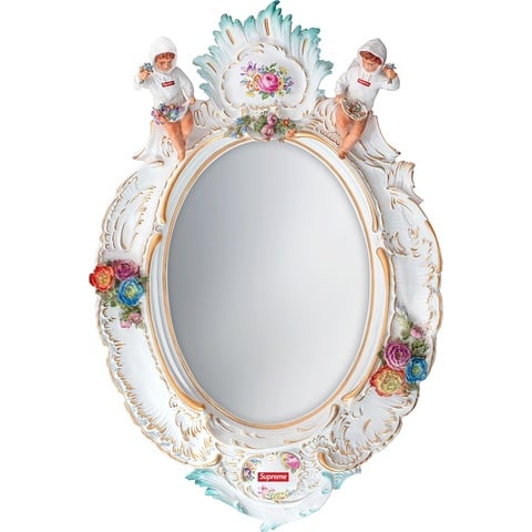 Supreme Supreme®/Meissen® Hand-Painted Porcelain Mirror - $16000.00