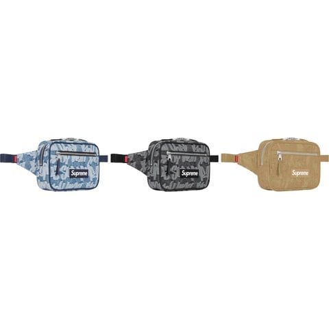 バッグ Supreme Fat Tip Jacquard Denim Waist Bag 日本国内発送】Supreme Fat Tip Jacquard Denim Waist Bag (Supreme
