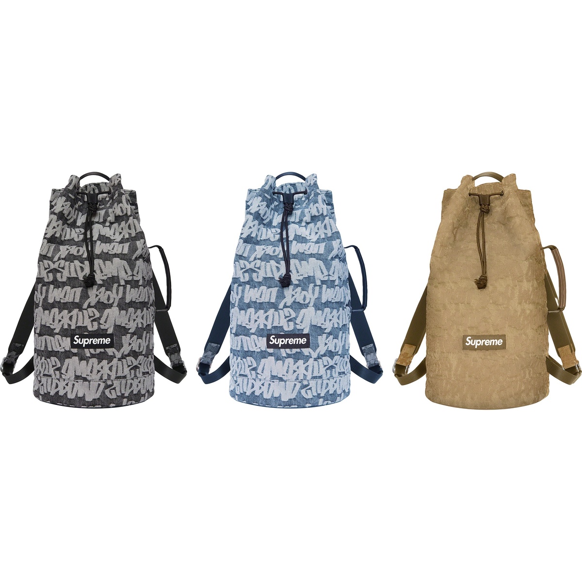 Fat Tip Jacquard Denim Backpack - Supreme