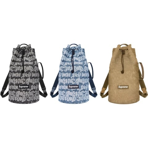 Fat Tip Jacquard Denim Backpack - Supreme