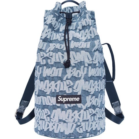 Fat Tip Jacquard Denim Backpack - Supreme