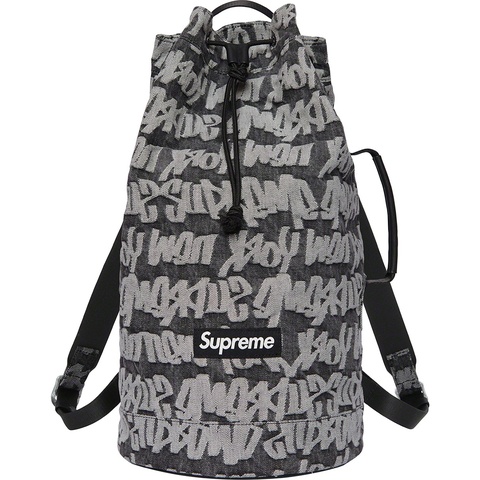 Supreme Fat Tip Jacquard Denim Backpack - Colorway