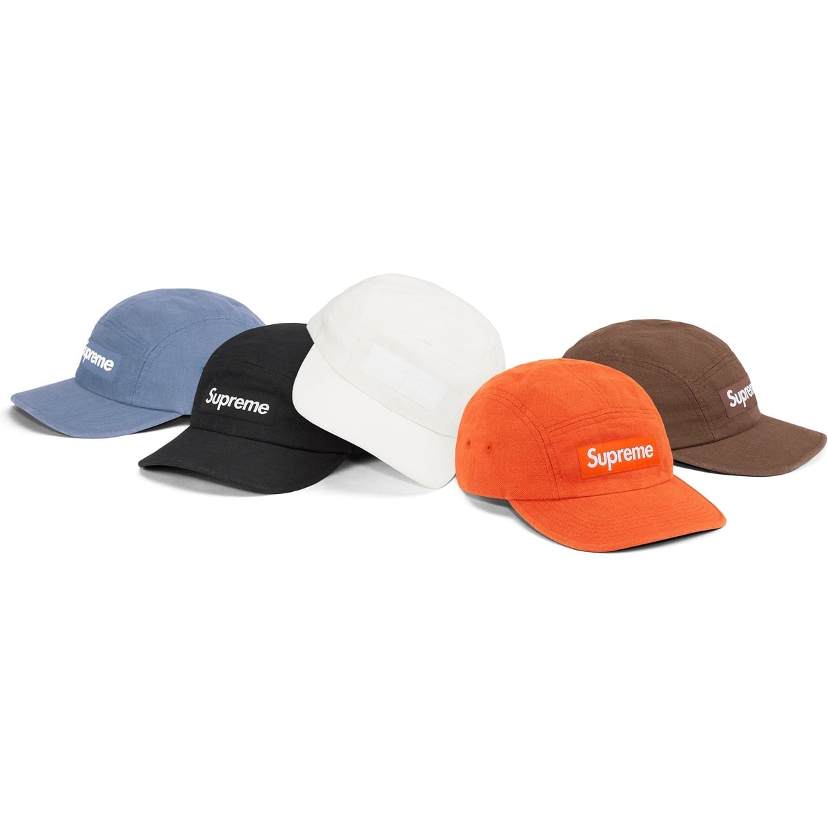 Linen Fitted Camp Cap - spring/summer 2022 - Supreme