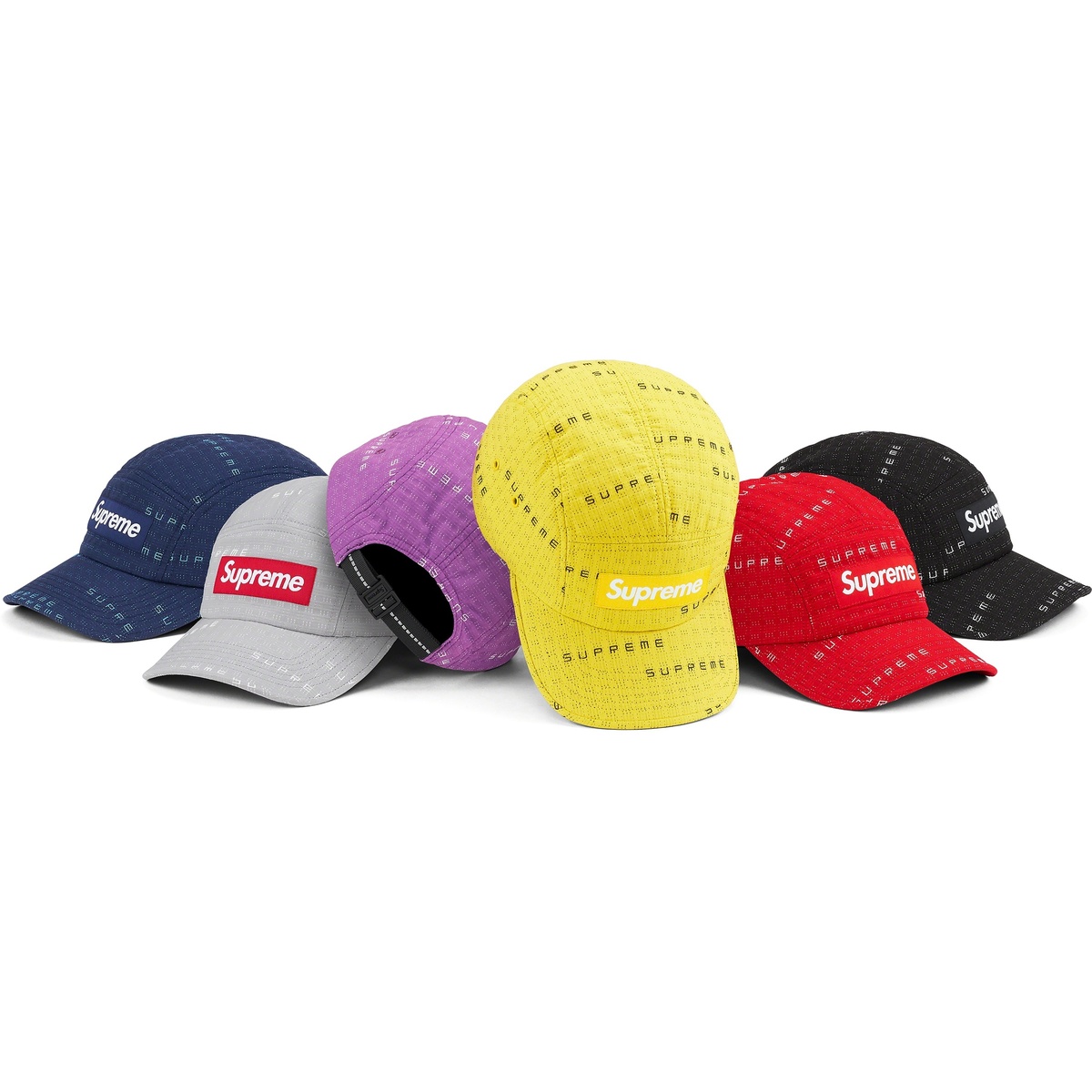 Supreme ステッチデザインキャップ Stitch Jacquard Camp Cap - spring/summer 2022 - Supreme
