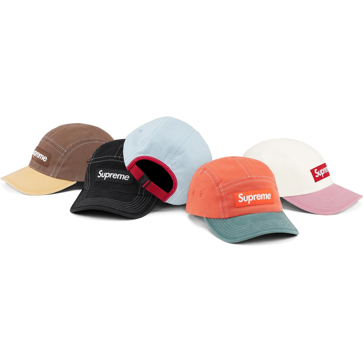 2-Tone Twill Camp Cap - SupremeCommunity