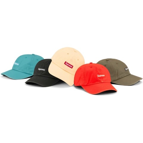 Supreme Small Box Coated Linen 6-Panel - $54.00
