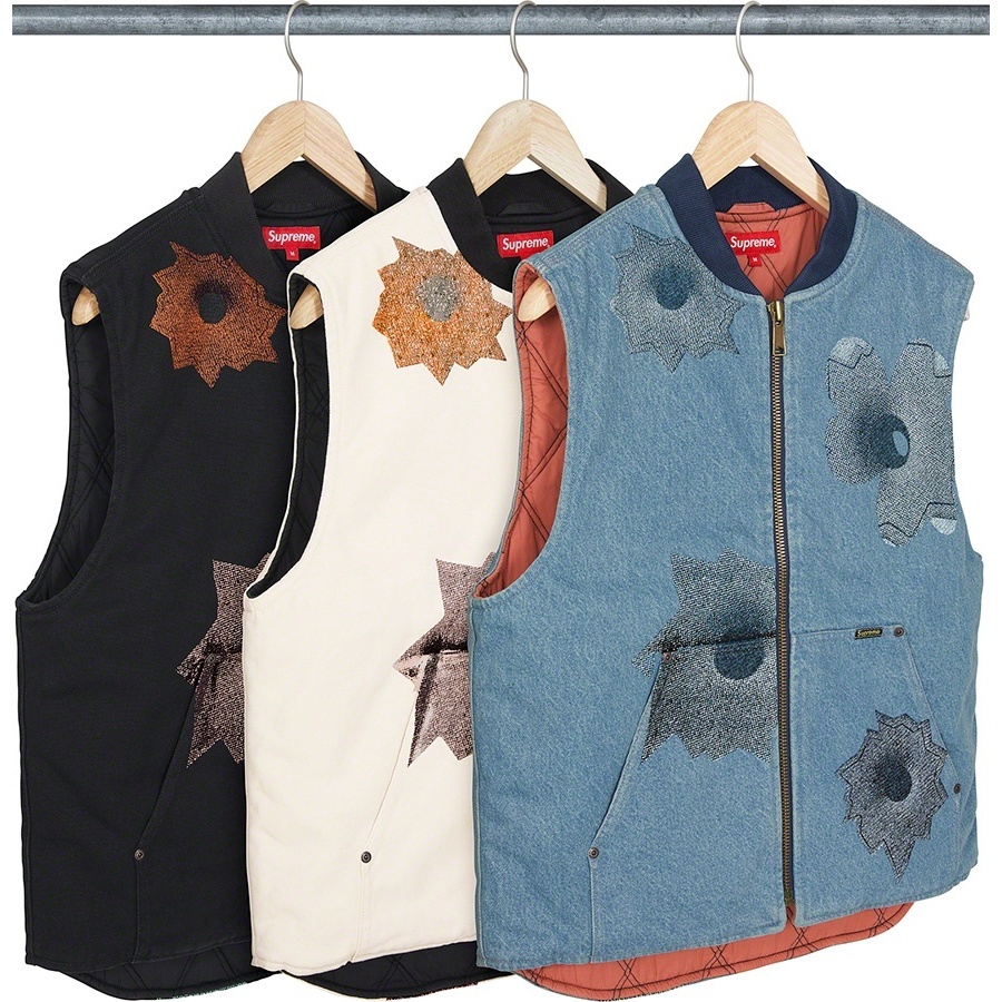 A*様 Supreme Nate Lowman Work Vest Indigo Nate Lowman/Supreme – Gallery – Supreme