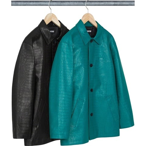 ジャケット・アウター SS22 Supreme Faux Croc Car Coat L Spring/Summer 2022 Preview – Supreme